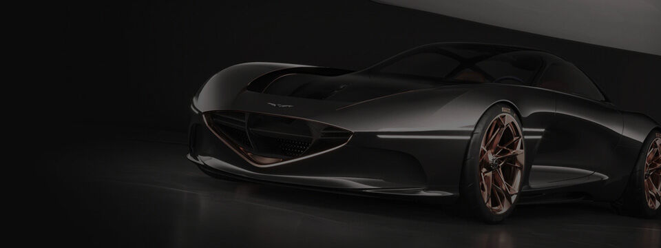 Genesis Essentia Concept 3/4 front view