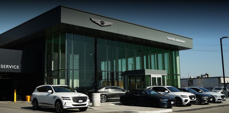 Vue extérieure du centre de distribution Genesis Markham