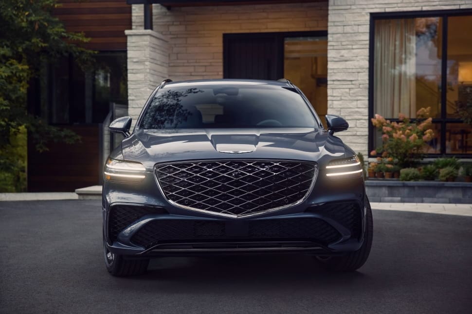 Vue extérieure avant du Genesis GV70