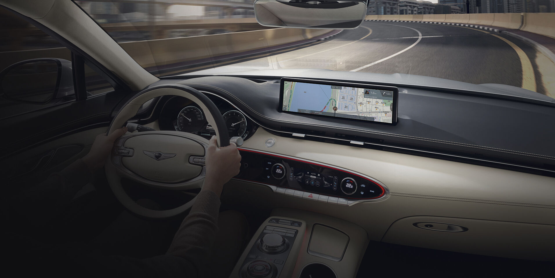 Genesis interior navigation system