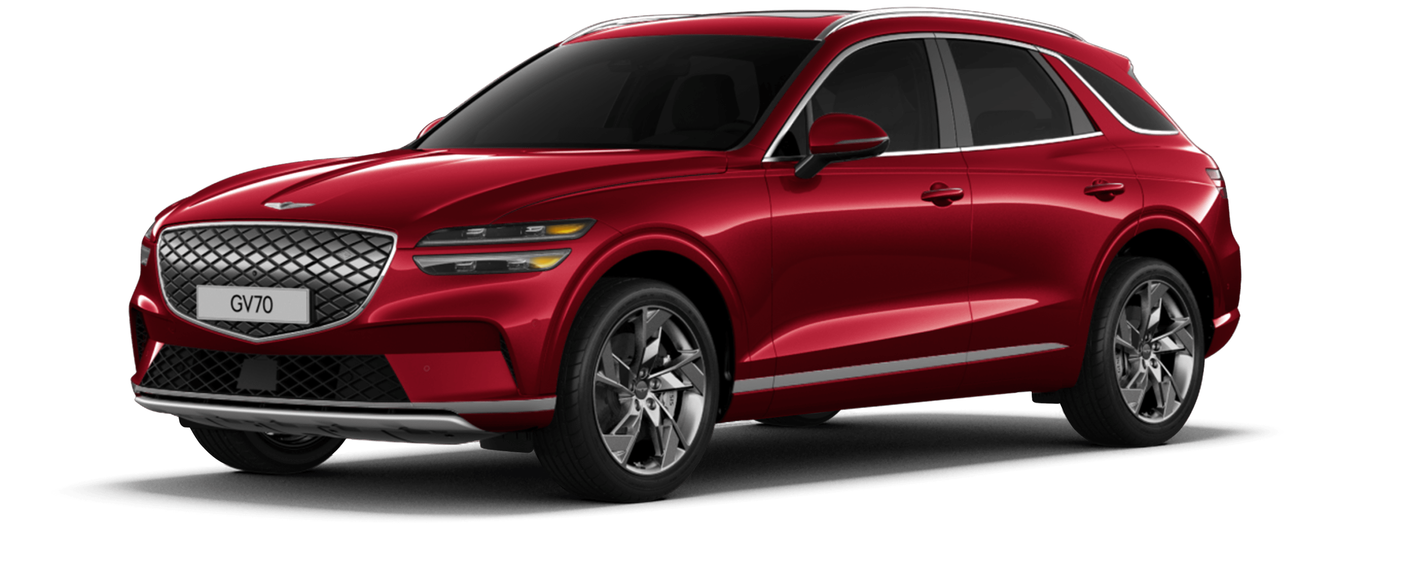 Genesis Electrified GV70 in Mauna Red 
