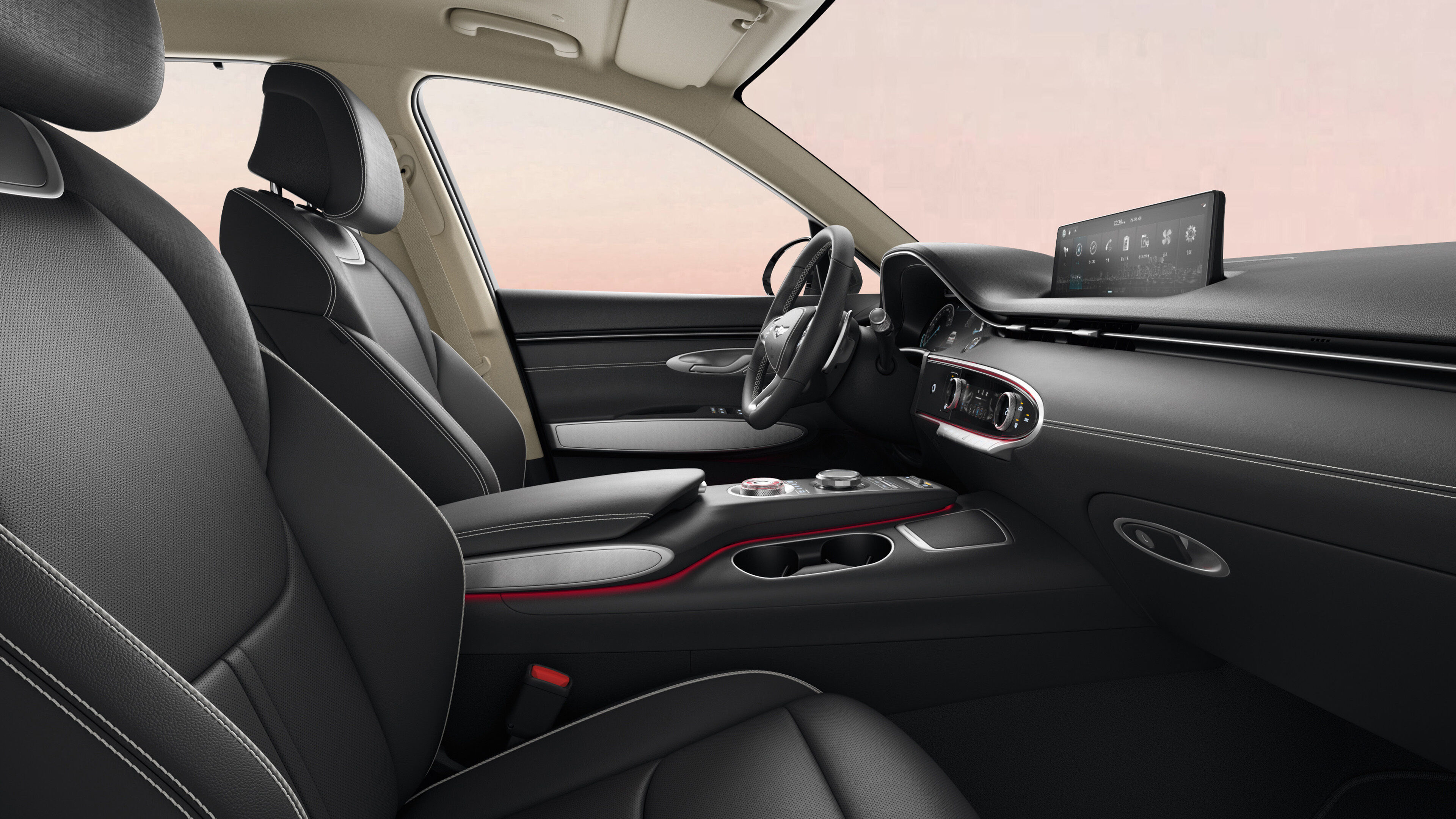 Obsidian Black Mono Tone Interior  