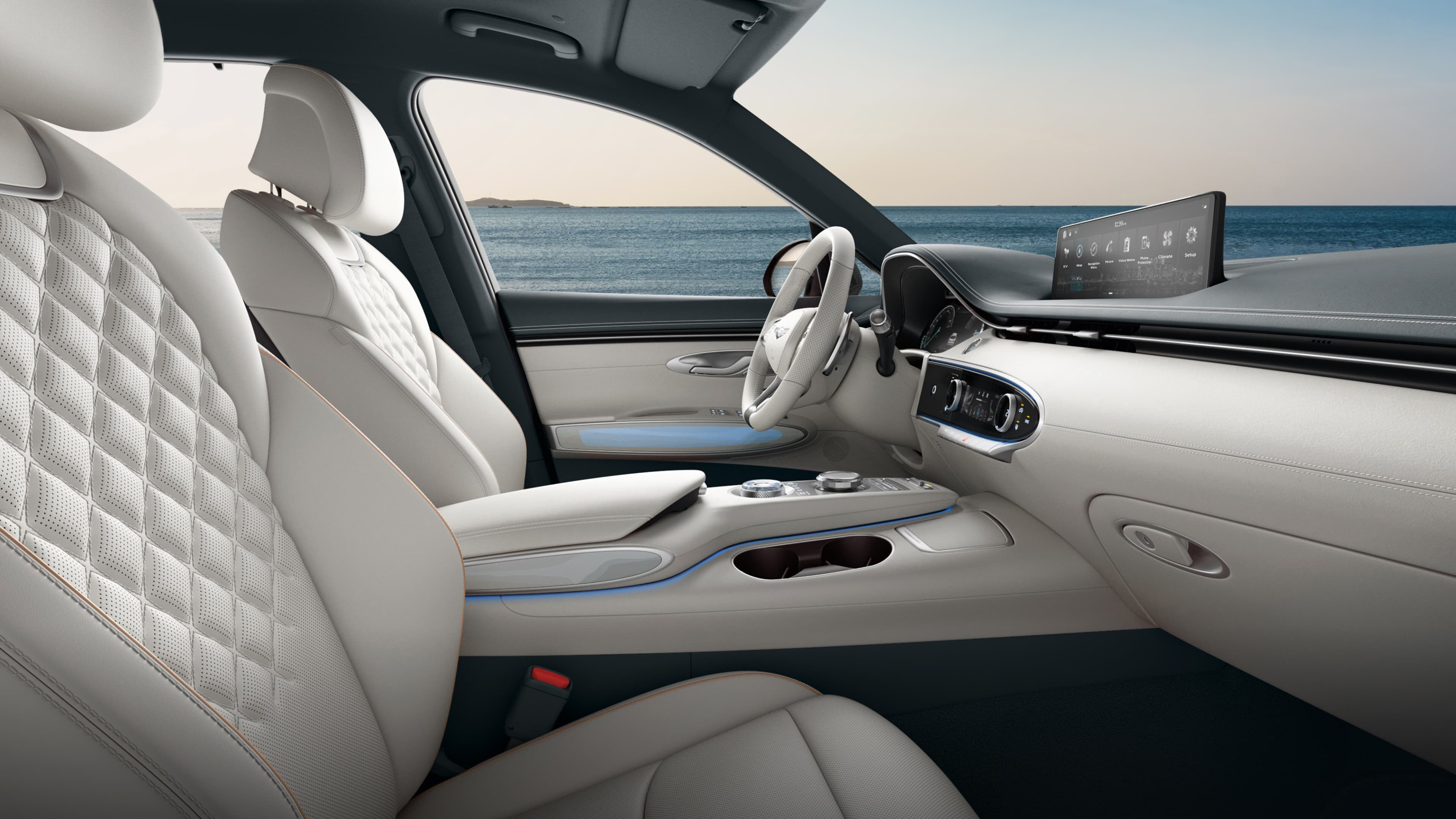 Glacier White Two-tone Interior