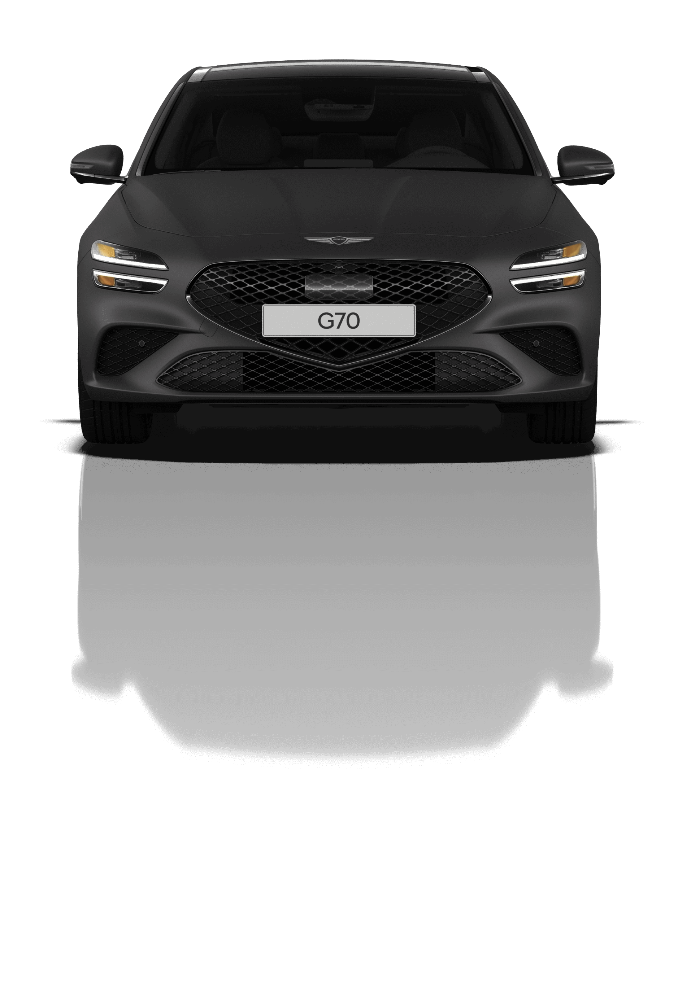 close-up of the Genesis G70 Sport-Exclusive Front Design