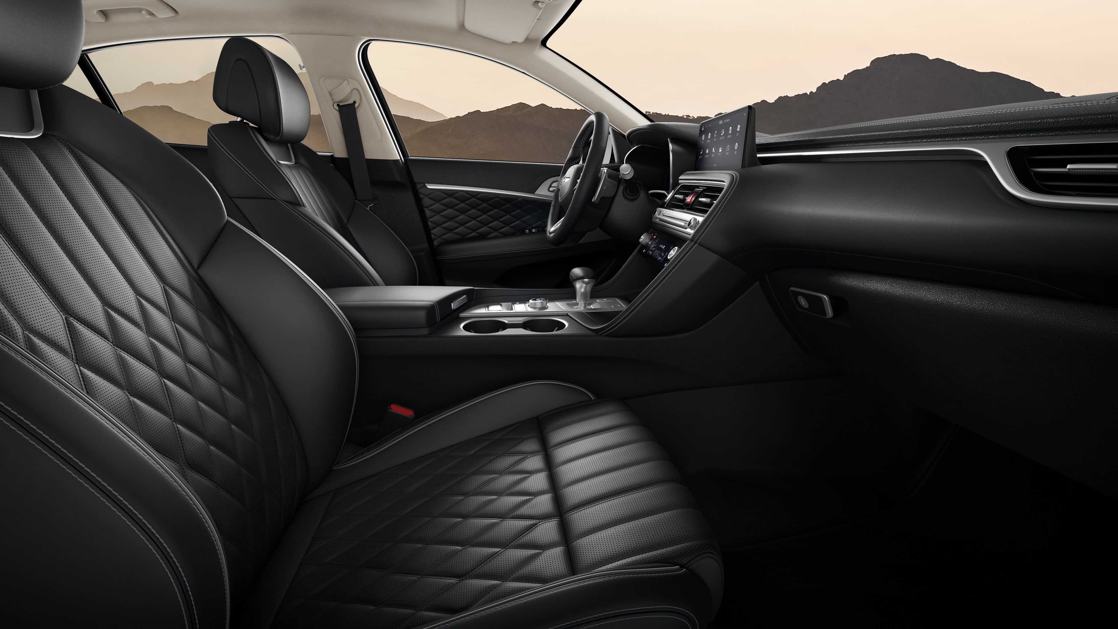 Obsidian Black Mono Tone Prestige interior
