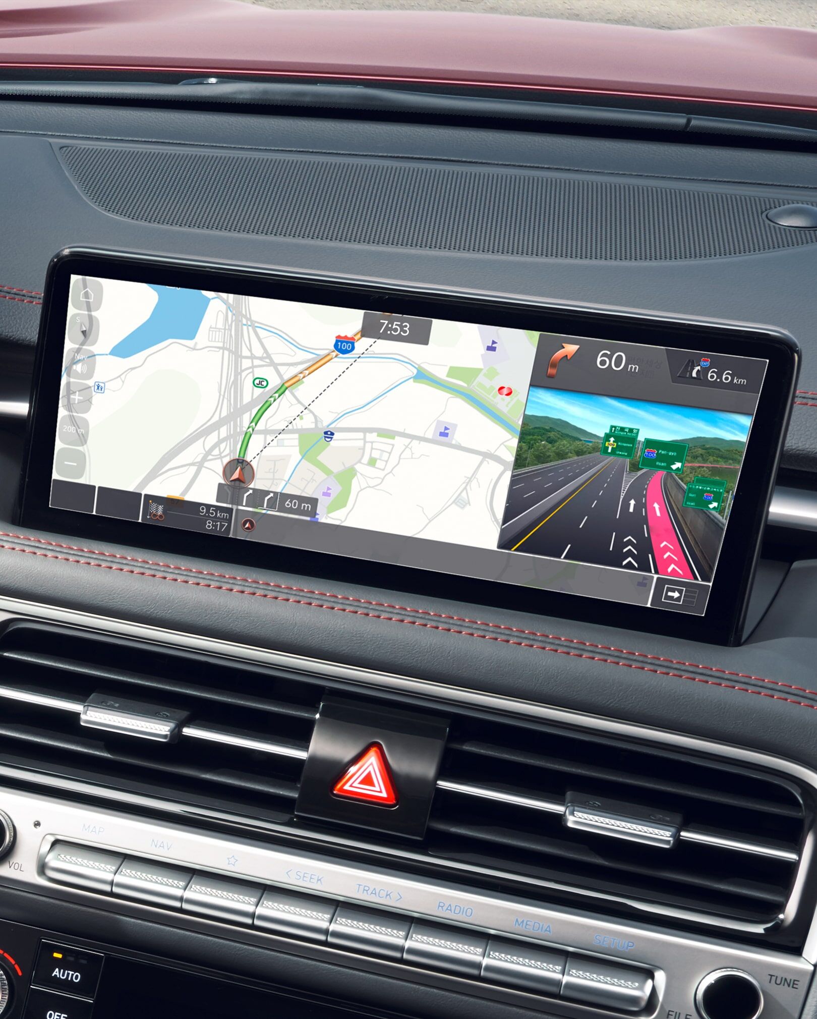 Genesis 10.25" Infotainment System closeup