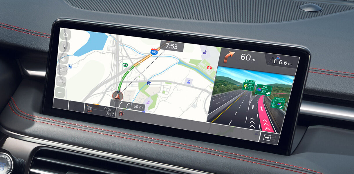 Genesis 10.25" Infotainment System closeup