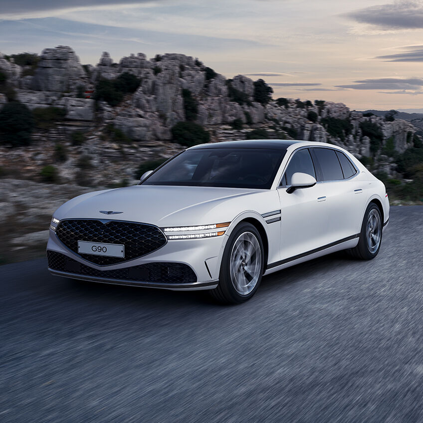 front 3/4 of Genesis g90