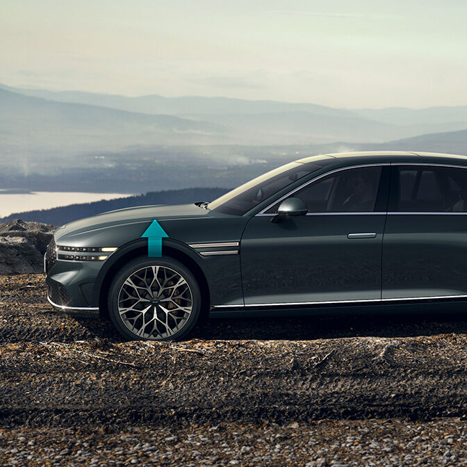 G90 driving on rough terrain