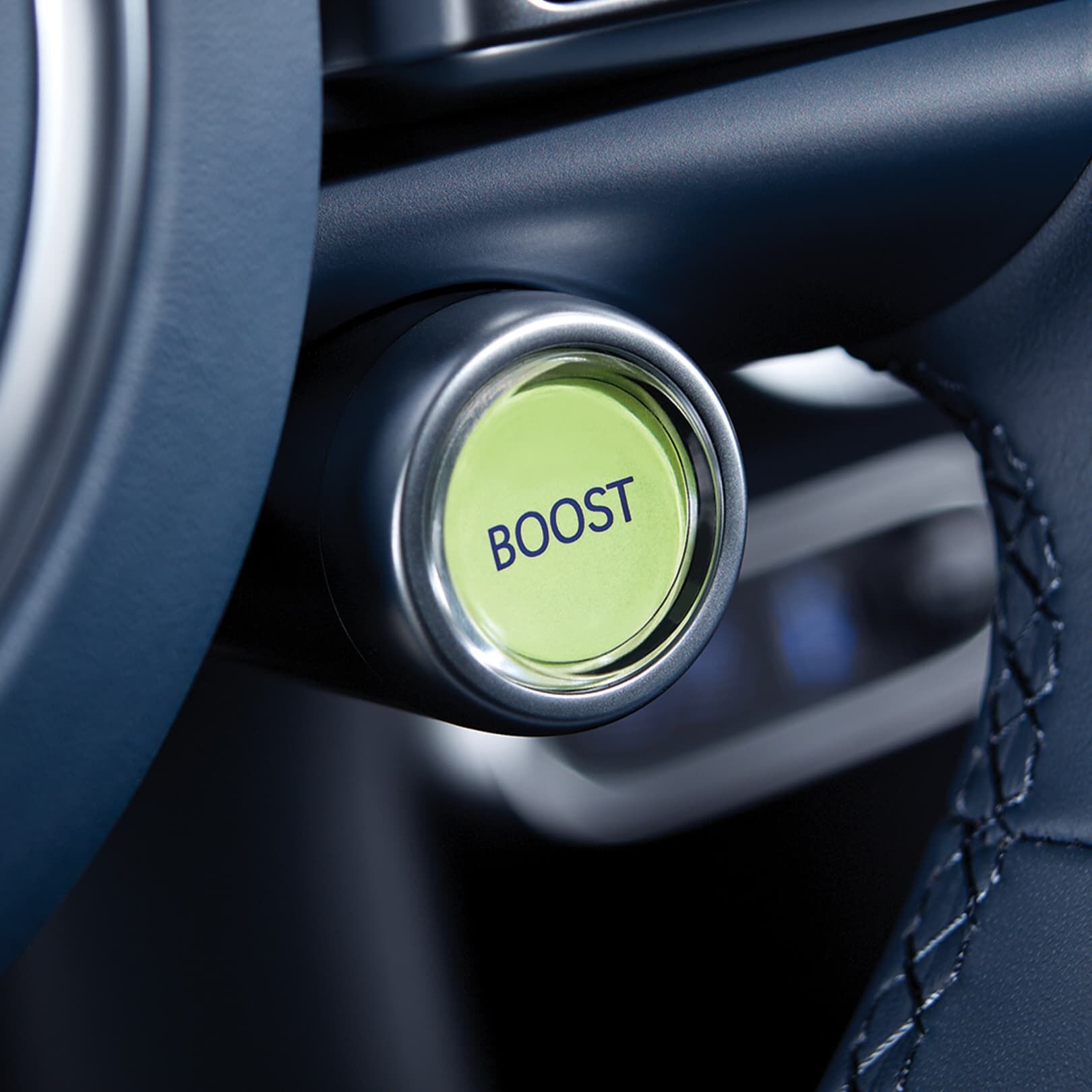 A close-up of the Boost Mode button.