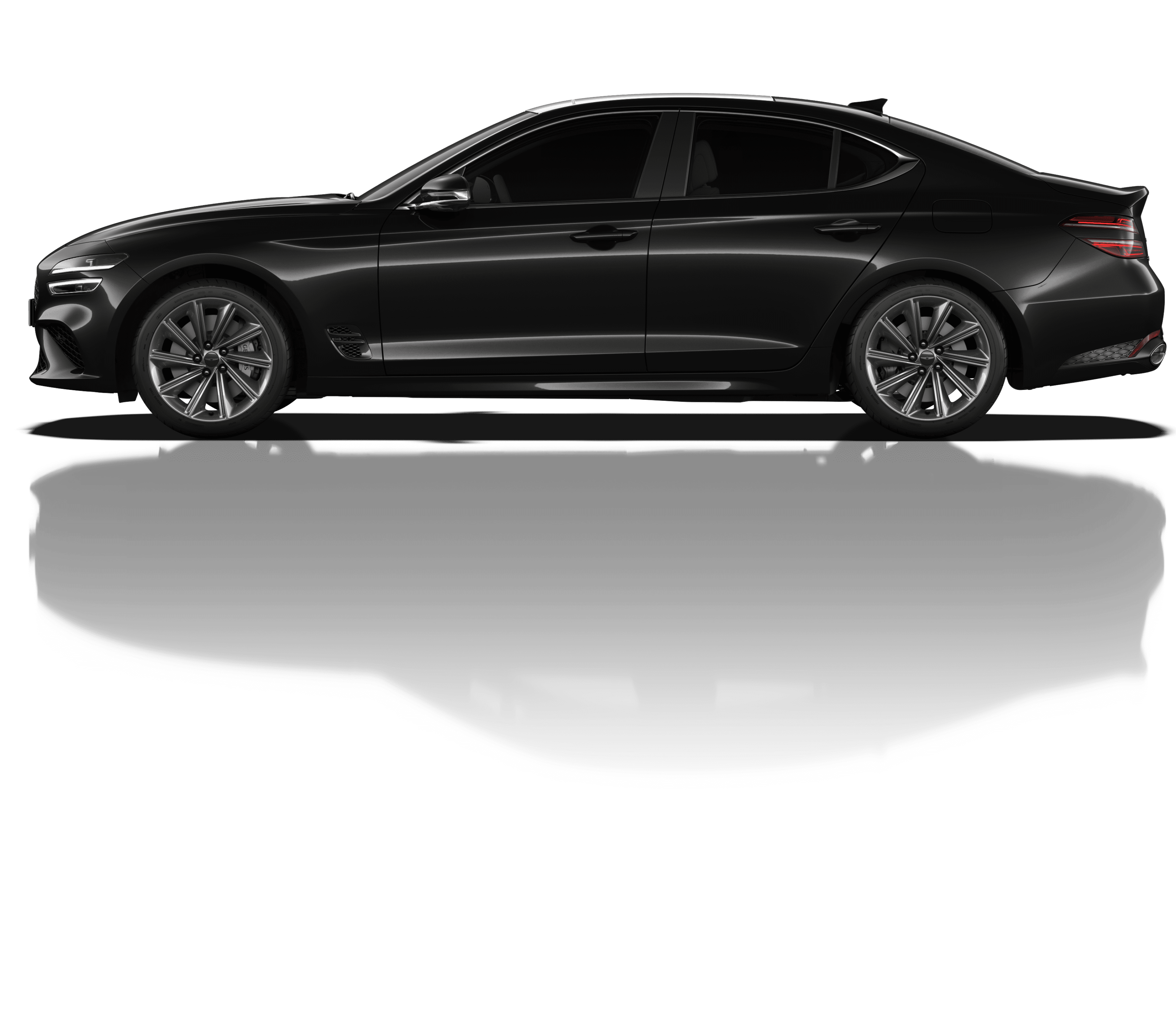 The left front end of the Vik Black G70 standard model.