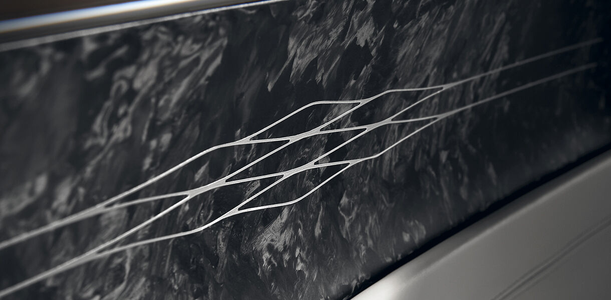 Genesis G90 Forged carbon Metal G-Matrix Pattern