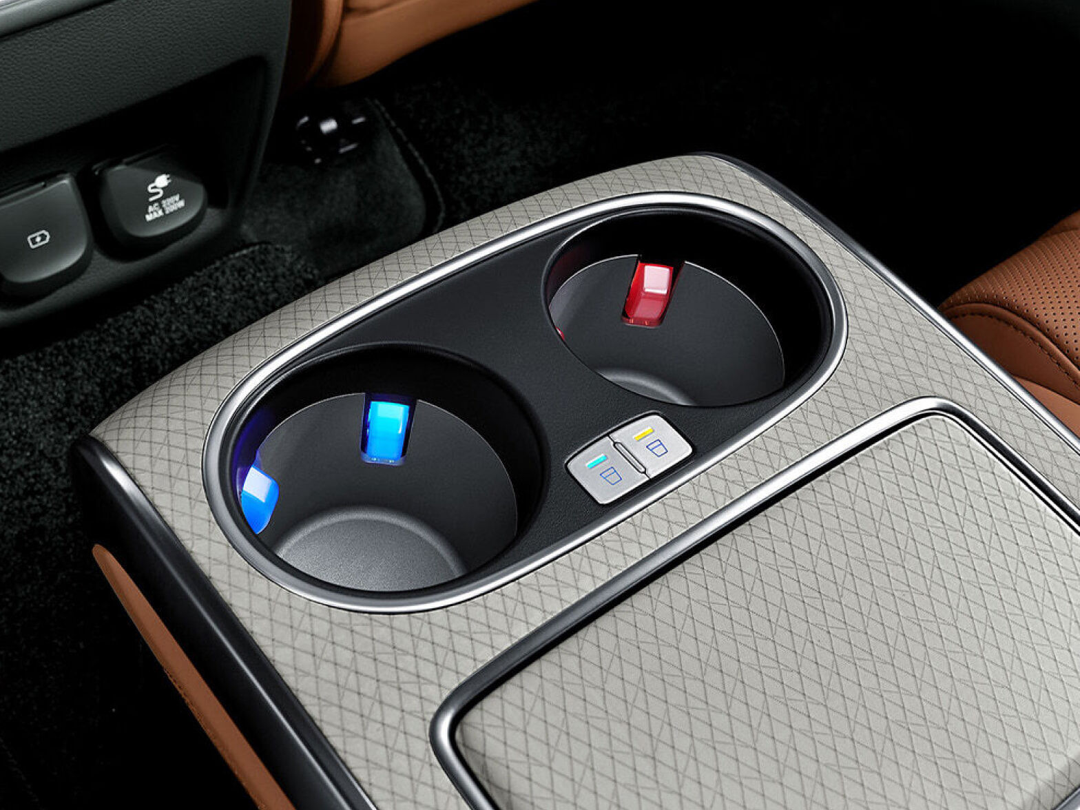 Heated/Cooled Cup Holder (Exclusive to 6-Seater Models)