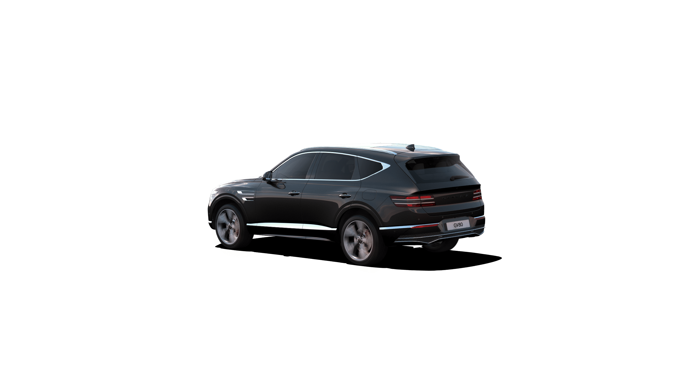 ์ด๋์ด ๋ฐฐ๊ฒฝ์์ ์ฃผํํ๊ณ ์๋ ๋นํฌ ๋ธ๋ ์์์ GV80์ด ๋๋ก๋ฅผ ์ฃผํํ๋ ์ด๋ฏธ์ง๋ก ์ด์ด์ง๋๋ค.