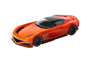 X Gran Berlinetta Concept 1:18 스케일 모델 이미지입니다.