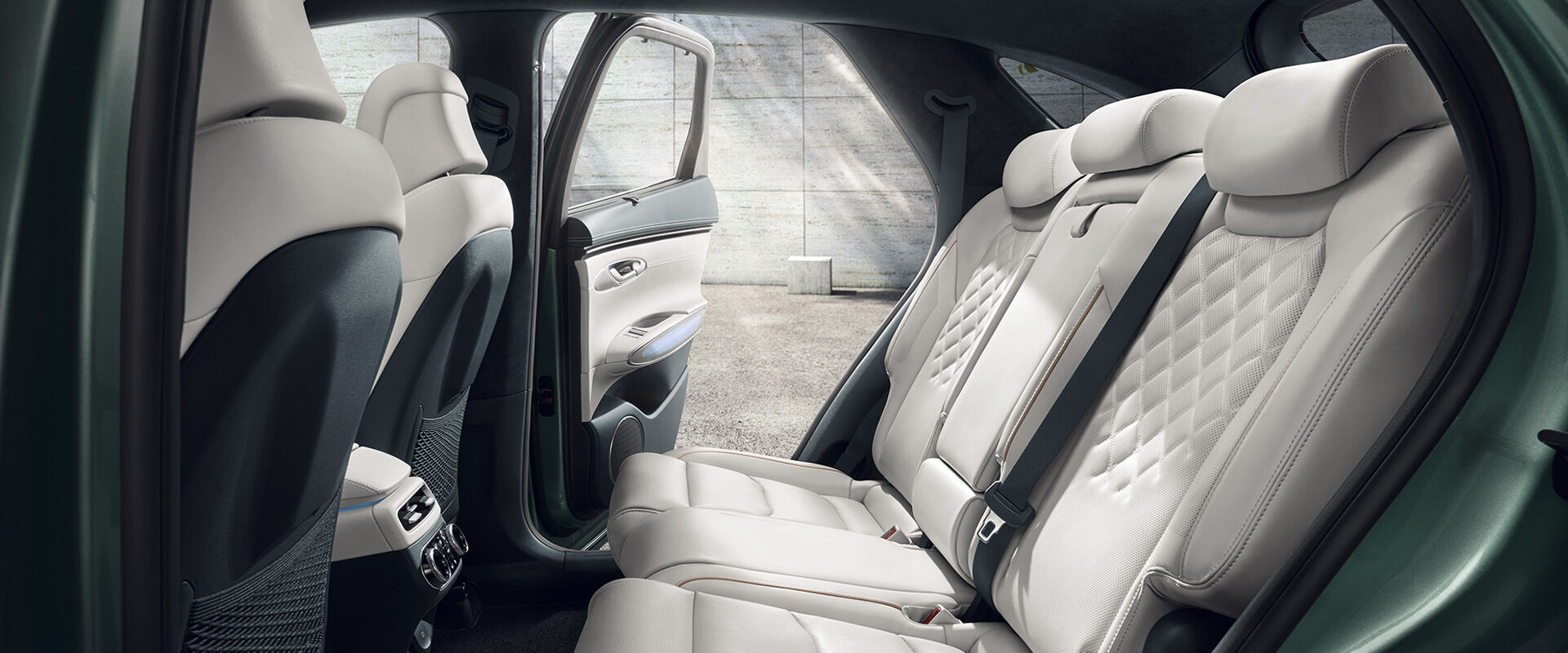 Genesis Electrified GV70 comfortable 2nd-row space
