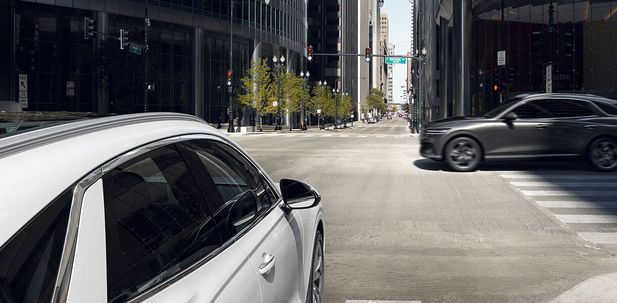 Genesis Electrified GV70 forward collision-avoidance assist