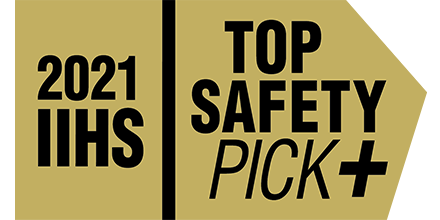 2021 IIHS Top Safety Pick+ logo