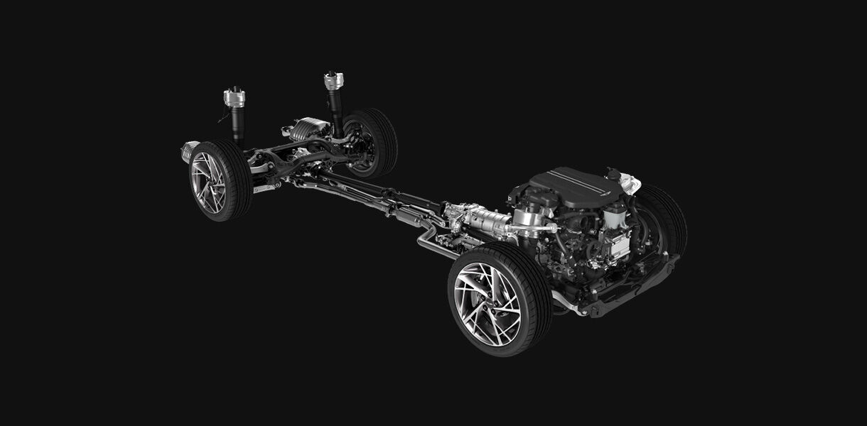 genesis G90 AWD system