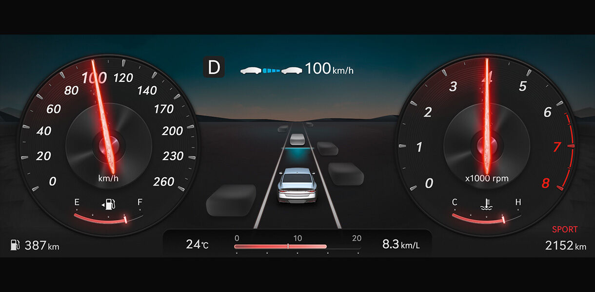 Genesis G90 Integrated Drive Mode