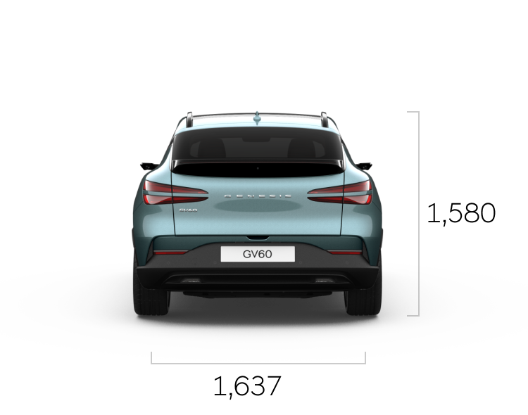 The front, side, and rear of the Hanauma Mint GV60.