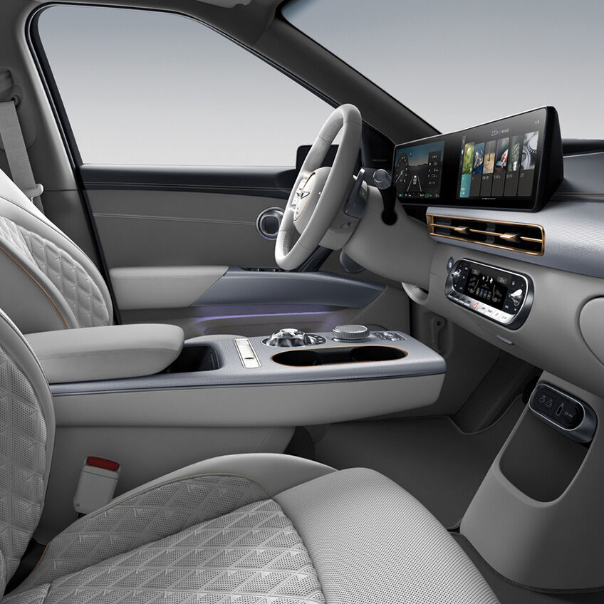 Genesis GV60 Driver, Passenger's Seat & Dashboard