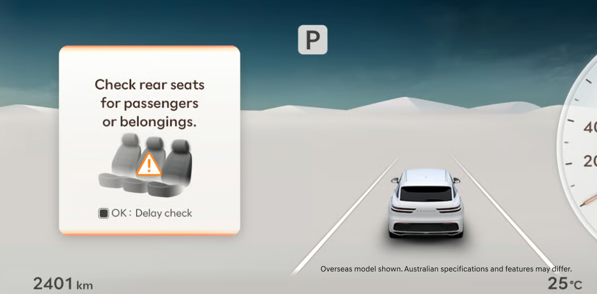 GENESIS GV60 Reverse Parking Collision-Avoidance Assist (PCA)