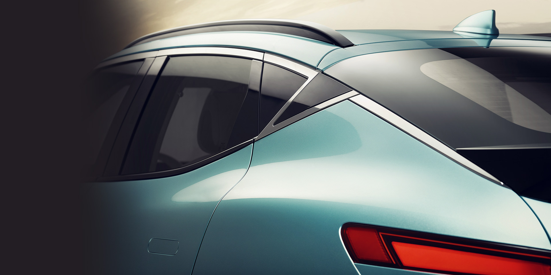 Genesis GV60 Rear side Two lines