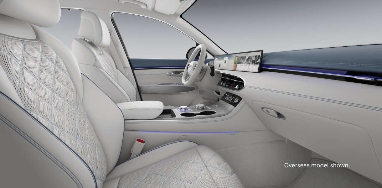 genesis-gv70ev-FRONT ERGO-MOTION MASSAGE SEATS 