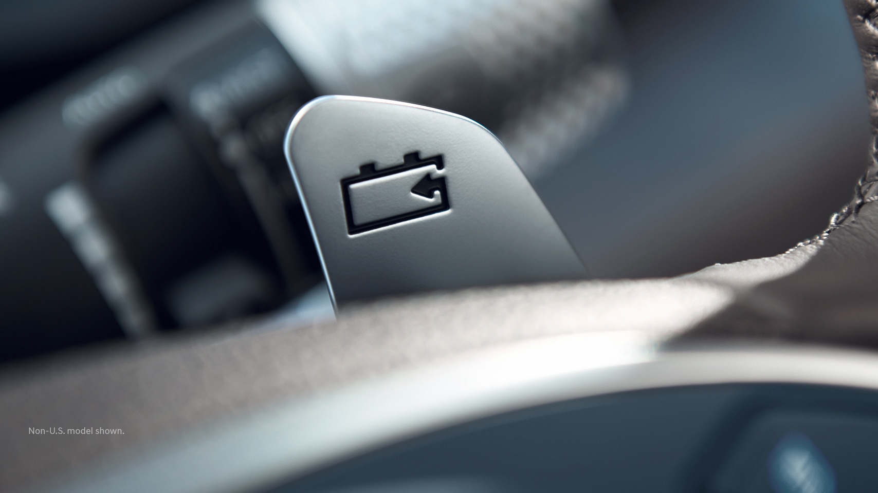 2023 Electrified G80 regenerative braking lever