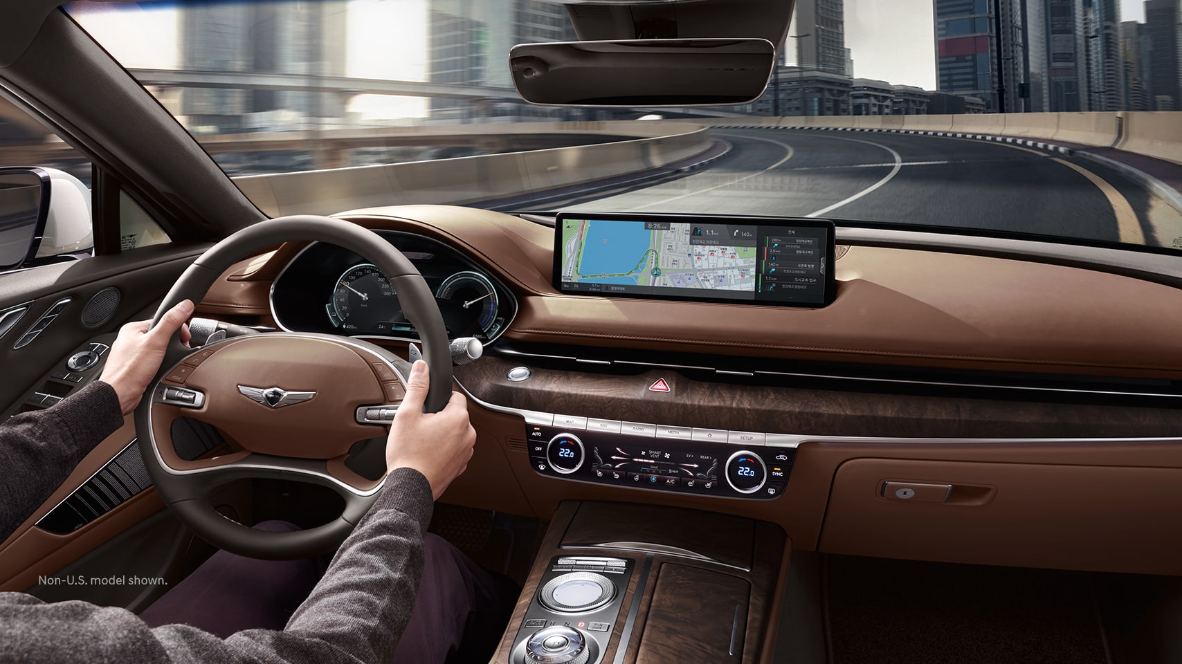 2023 Electrified G80 interior dashboard