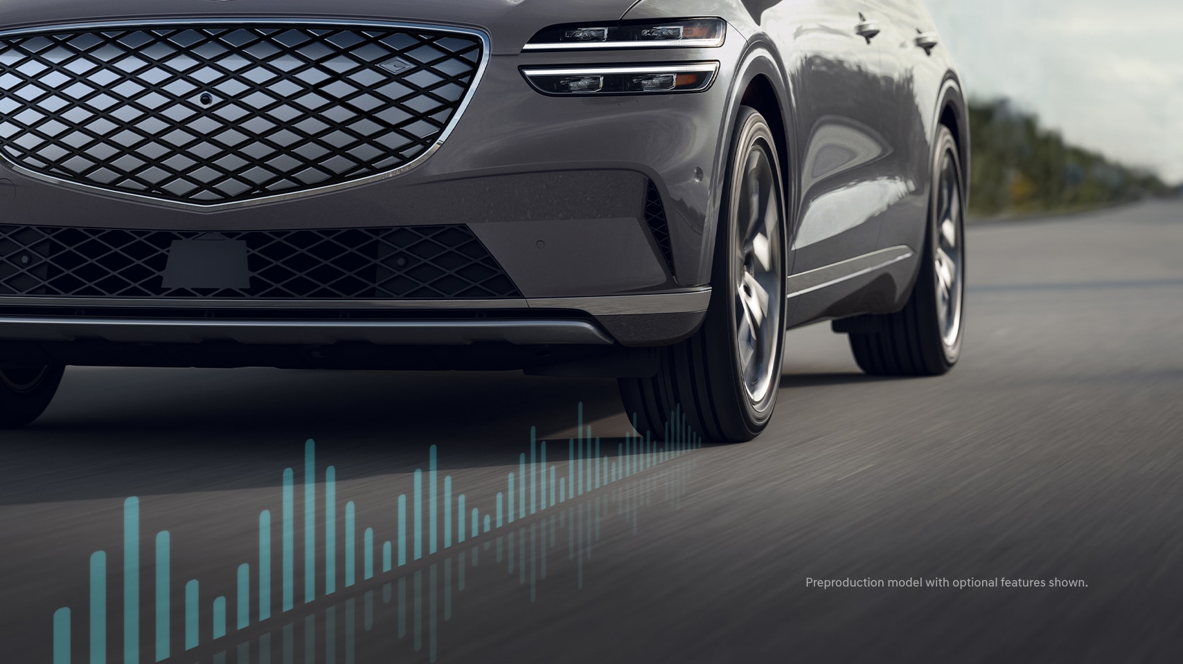 2023 Genesis Electrified GV70 shown