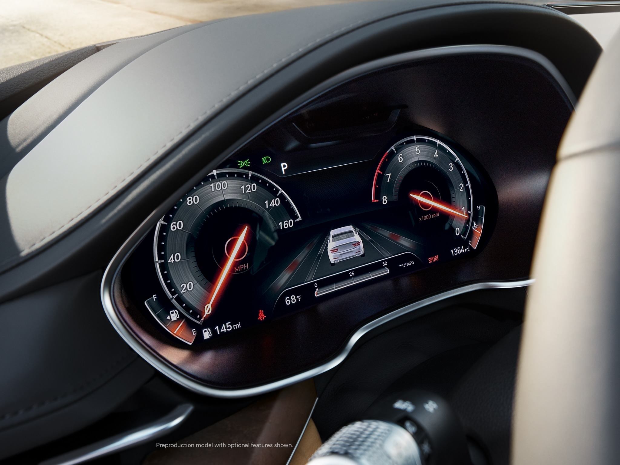 2023 Genesis G80 interior.