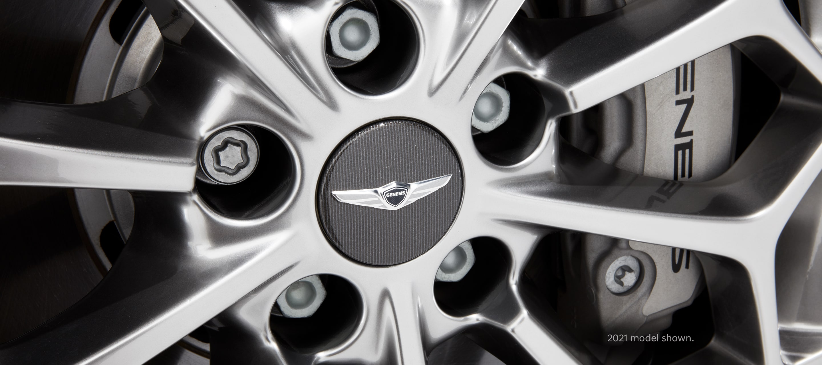 Wheel lock accessory for the 2023 Genesis G80.