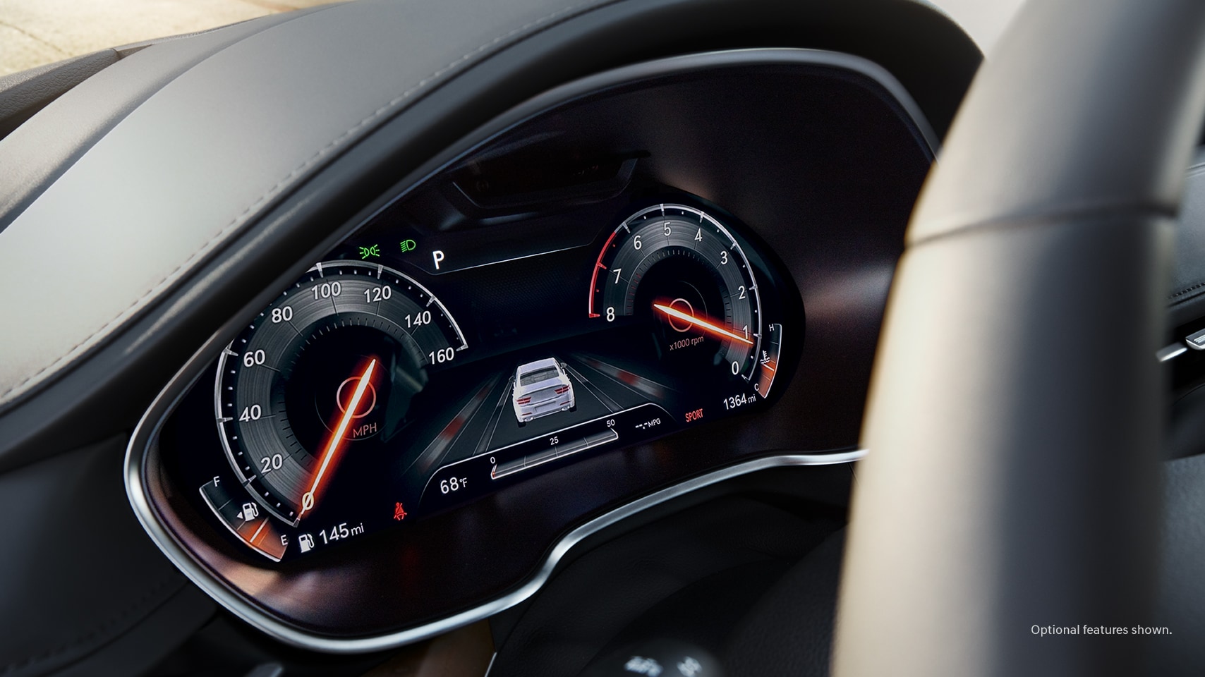 2023 Genesis G80 Digital Instrument Cluster.