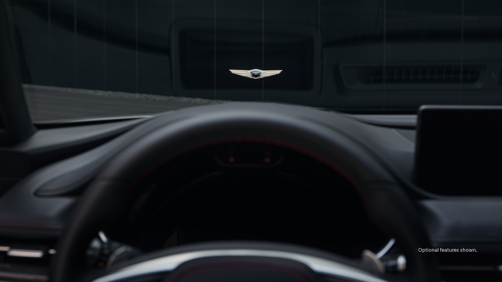 2023 Genesis G80 Head-up Display.