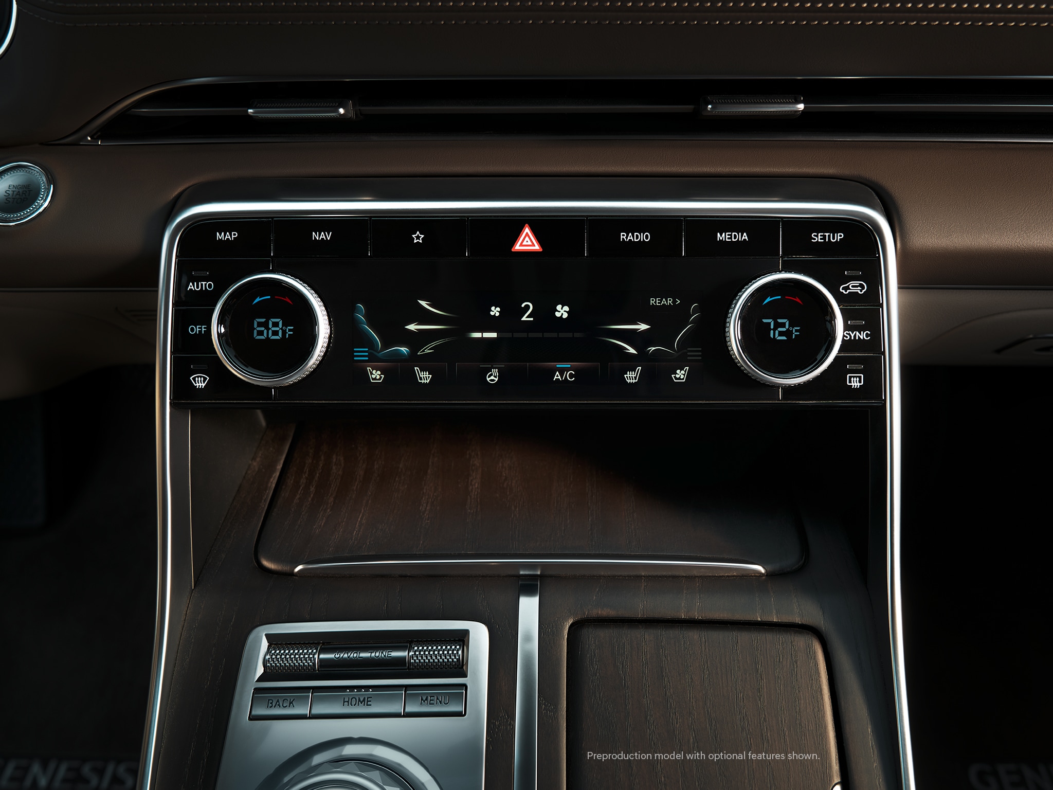 2023 Genesis GV80 interior