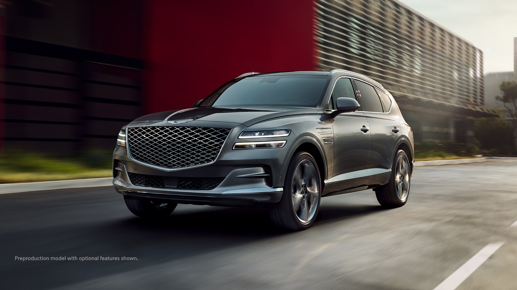 2023 Genesis GV80 3.5T AWD shown in Savile Silver