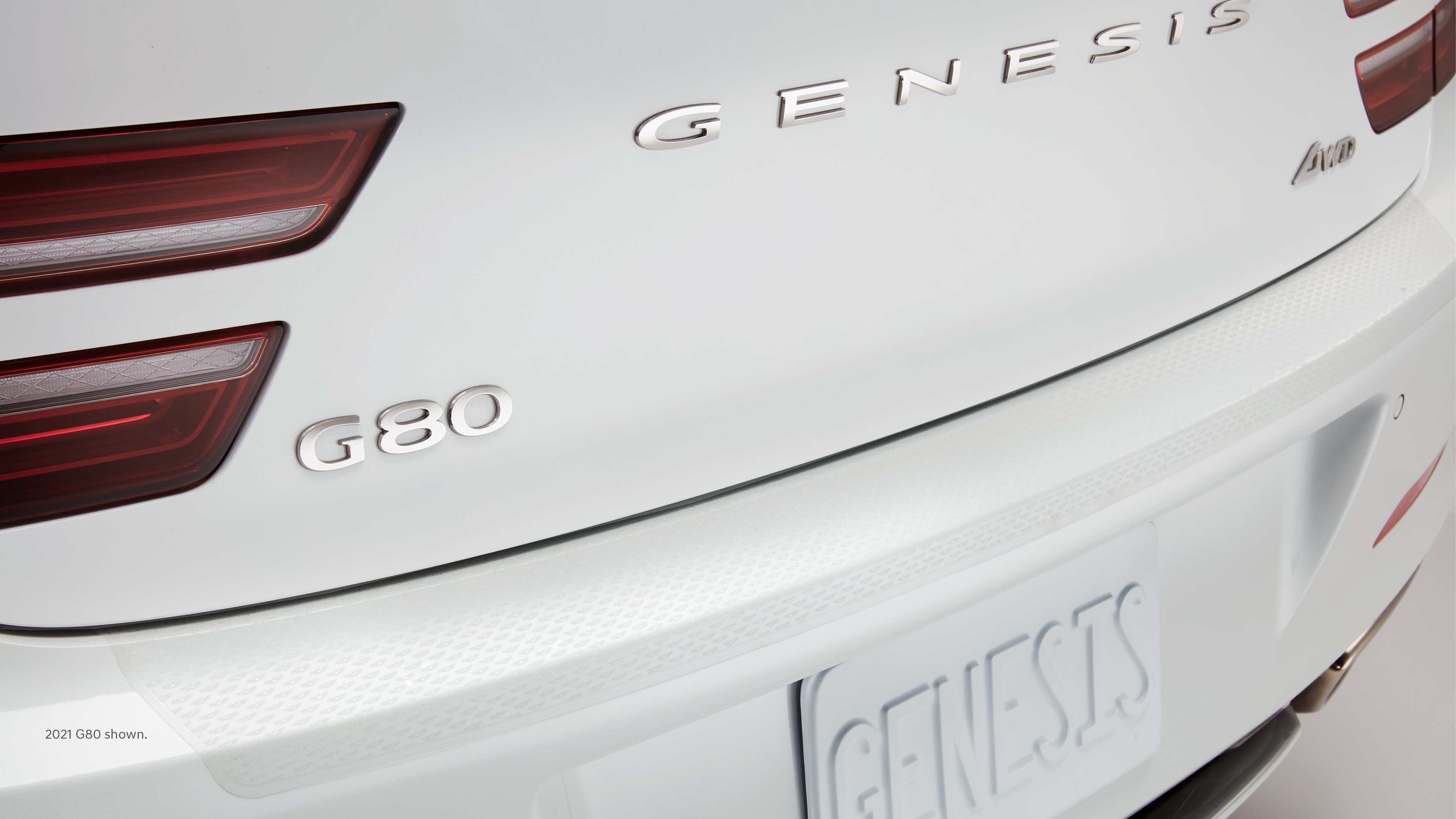 2021 G80 bumper applique