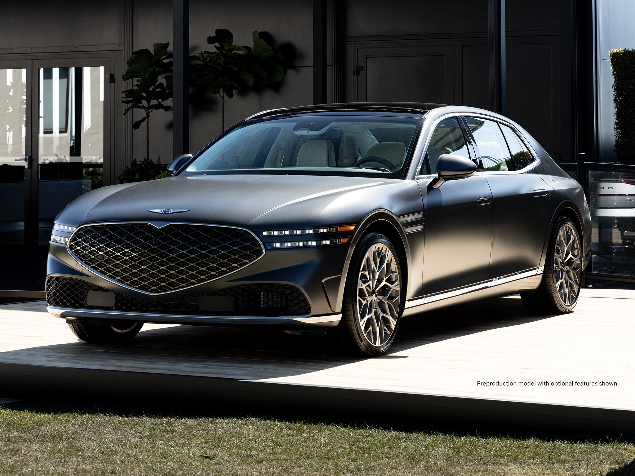 2023 Genesis G90 in the Skybox at the 2022 Genesis Invitational.