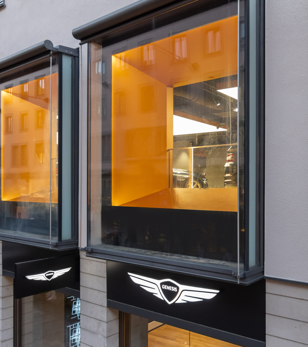 An exterior view of Genesis Studio Munich.