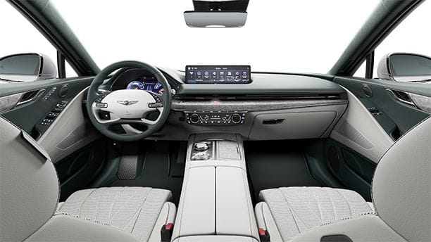 2023 GENESIS ELECTRIFIED G80  AWD with  Exterior and Dark Lagoon Green Interior