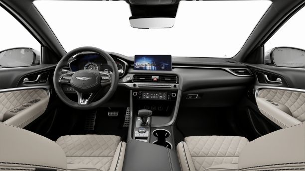 2025 GENESIS G70 3.3T V6 RWD with  Exterior and Fog Gray Two Interior
