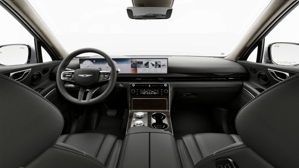 2025 GENESIS GV80 2.5T PRESTIGE AWD with  Exterior and Obsidian Black Interior