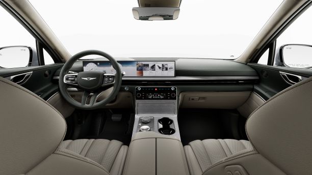 2025 GENESIS GV80 2.5T SELECT AWD with  Exterior and Vanilla Beige/smoky Green Interior